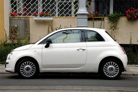 fiat 500 weiss weisser Fiat 500